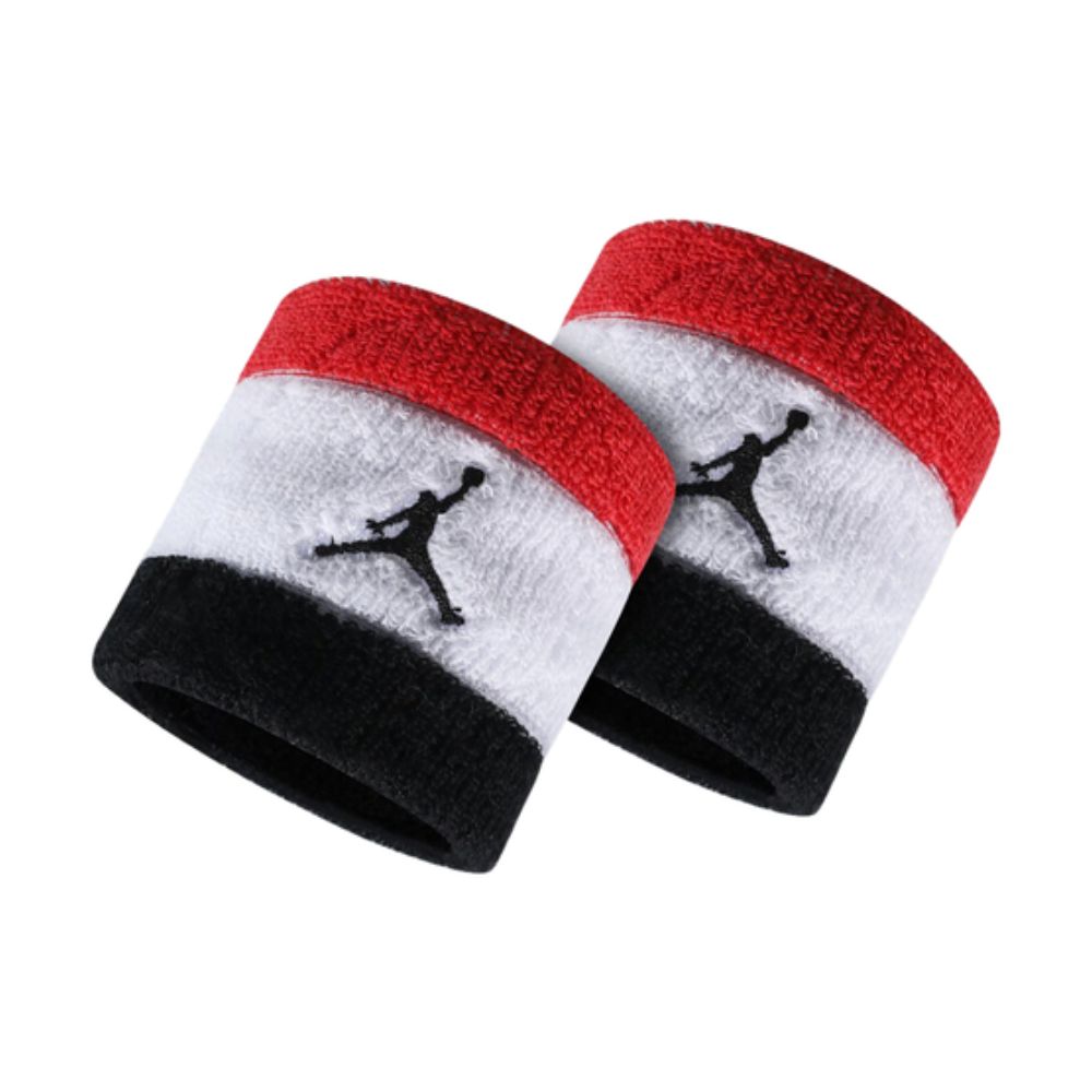 Jordan Terry Wristband - White/Black/Red