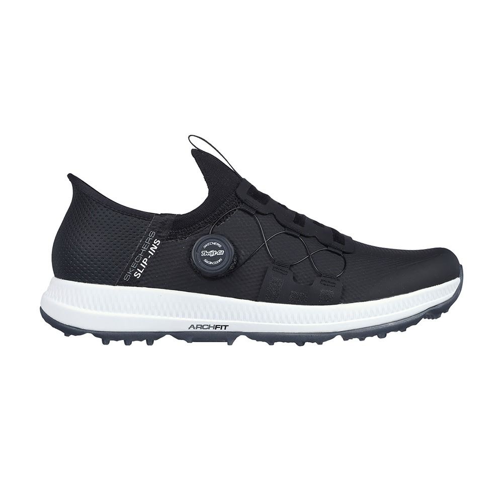 Skechers Go Golf Men's Elite 5 Slip Ins Arch Fit Golf Shoes - Black/White