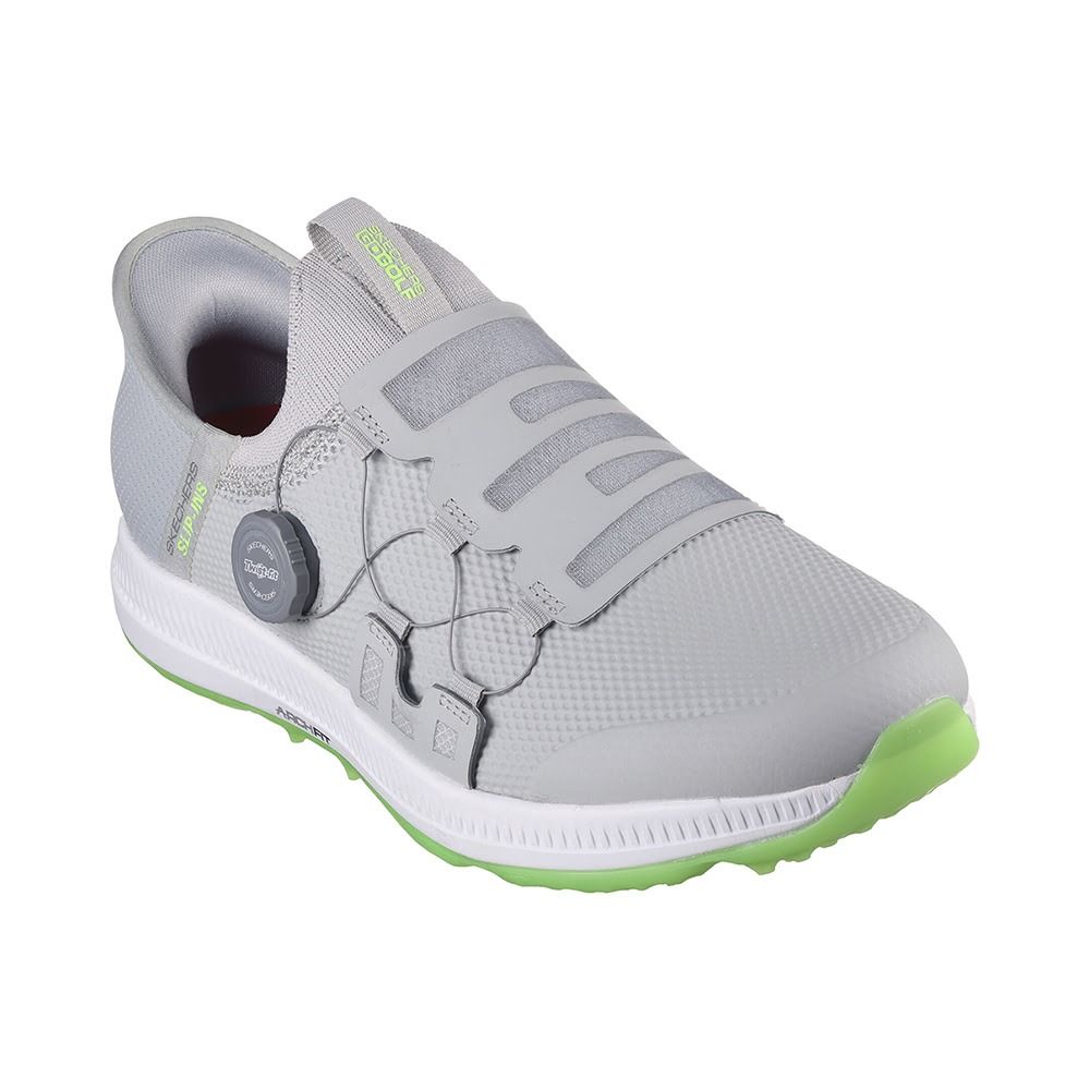 Skechers Go Golf Men's Elite 5 Slip Ins Arch Fit Golf Shoes - Grey/Lime