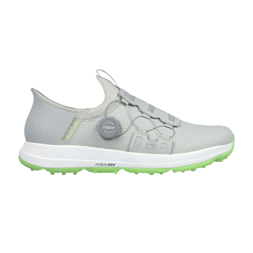 Skechers Go Golf Men's Elite 5 Slip Ins Arch Fit Golf Shoes - Grey/Lime