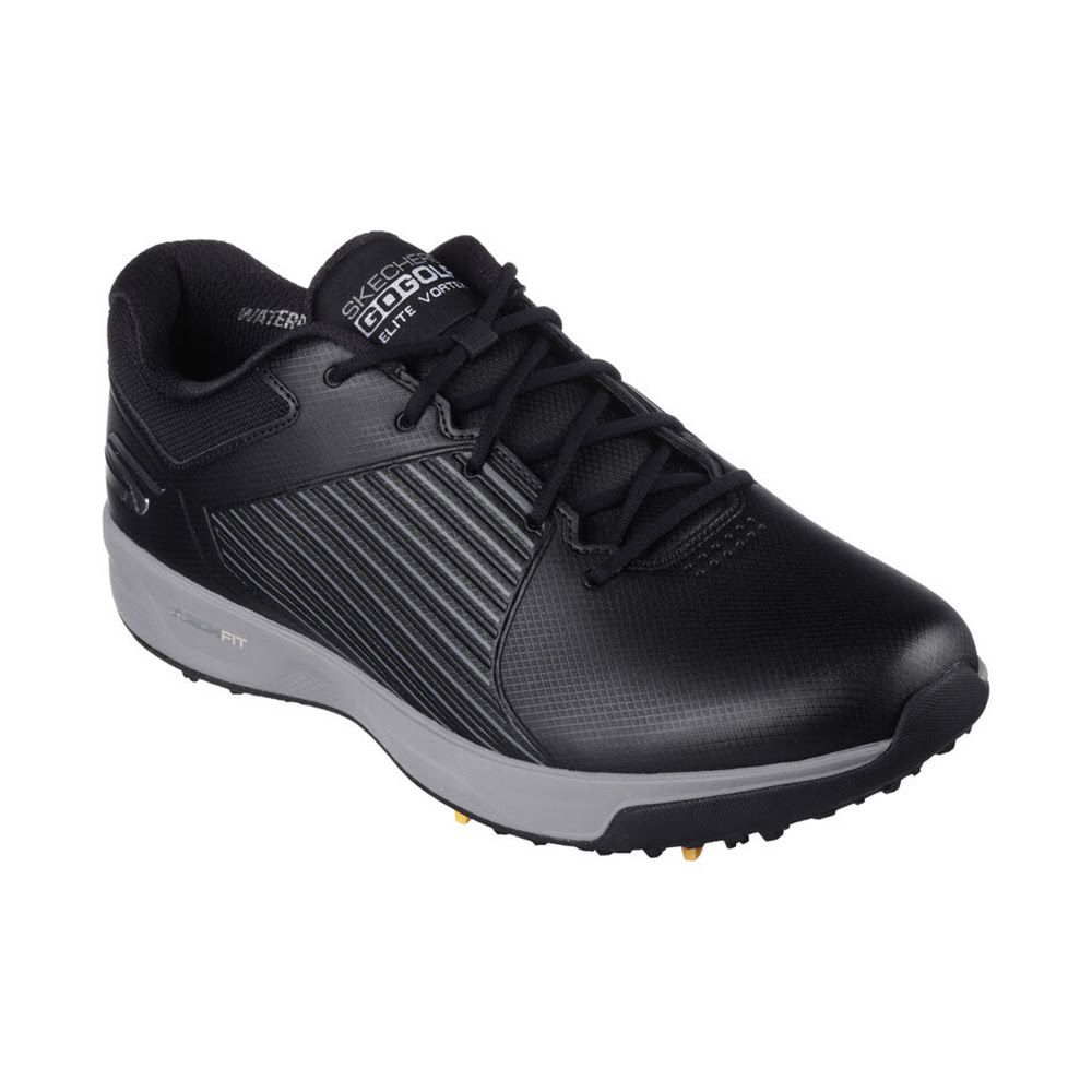 Skechers Go Golf Men's Elite Vortex Arch Fit Spiked Golf Shoes - Black/Grey