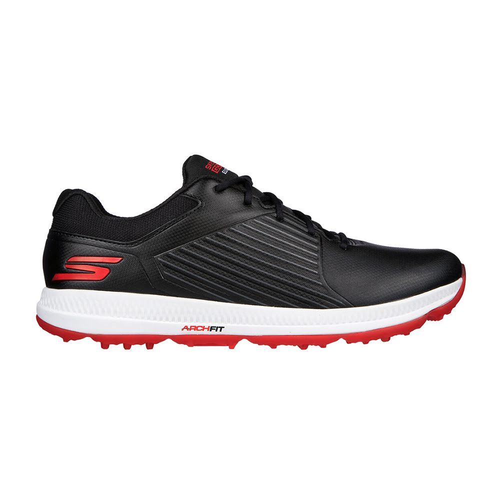 Skechers Go Golf Men's Elite 5 GF Golf Shoes - Black/Red