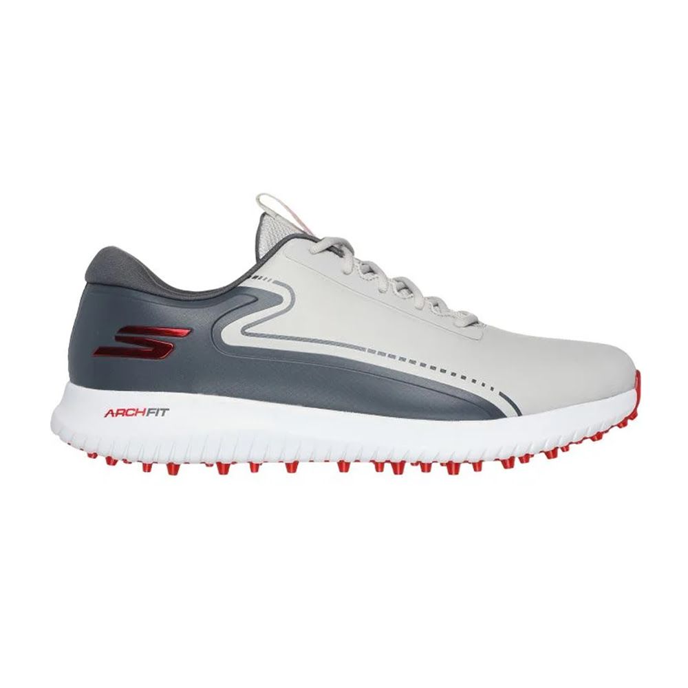 Skechers Go Golf Men's Max 3 Golf Shoes - Grey/Red