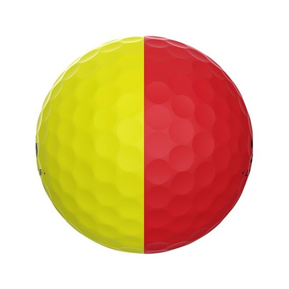 Srixon Q-Star Tour Divide Golf Ball - Yellow/Red