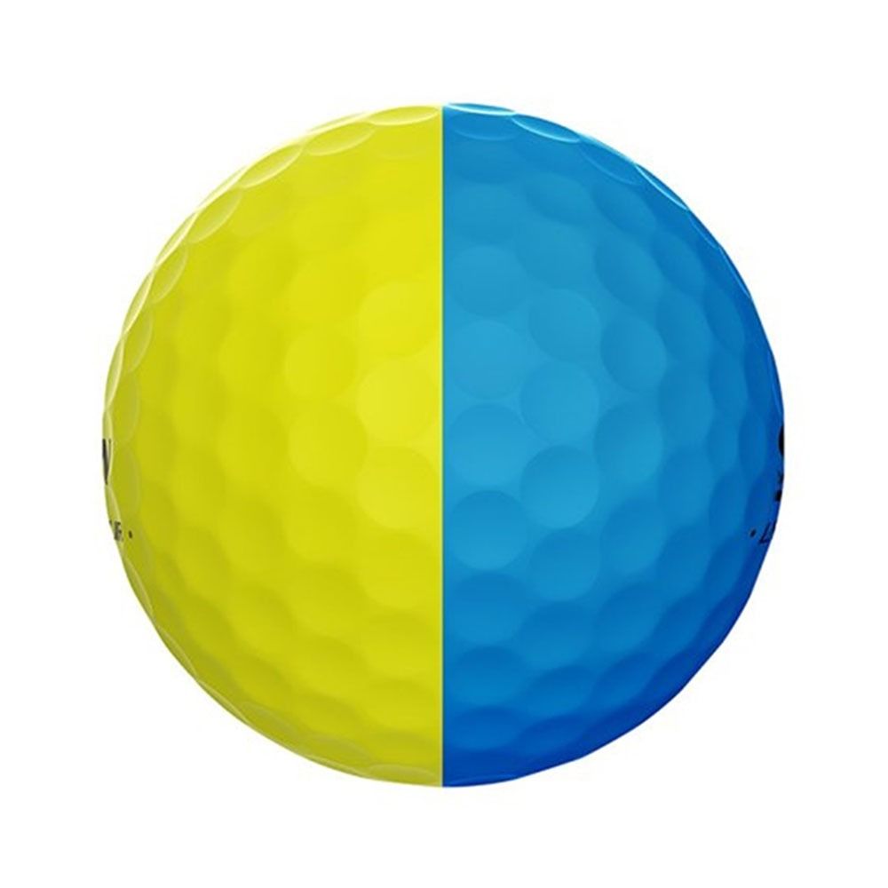 Srixon Q-Star Tour Divide Golf Ball - Yellow/Blue