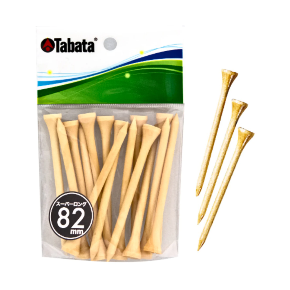 TABATA Pro Slim Wooden Golf Tee - 82mm