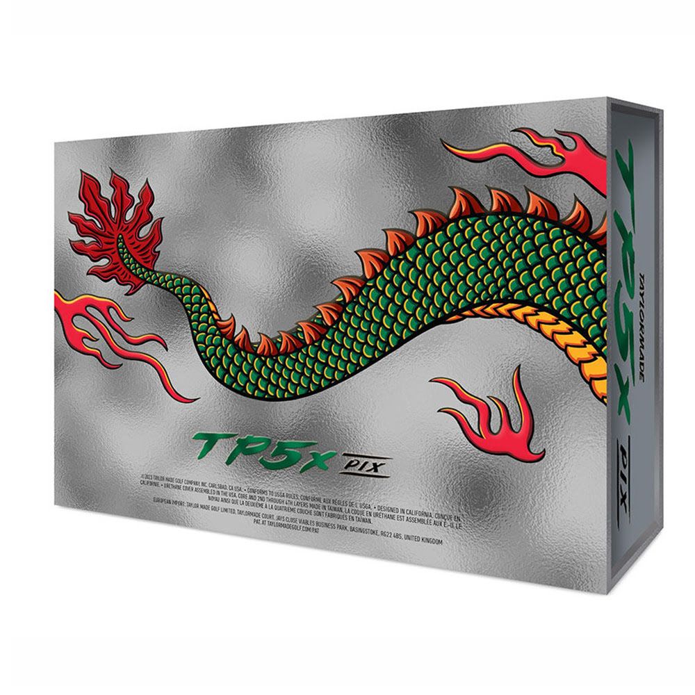 Taylormade TP5x Pix Dragon Golf Balls - Limited Edition