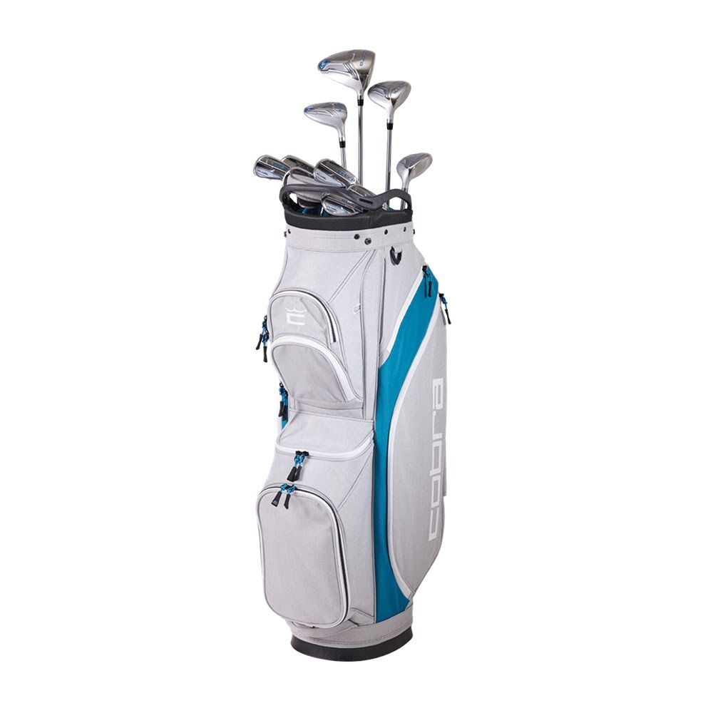 Cobra Women's Fly XL Graphite Package Set - (10 Clubs + Bag) - Silver