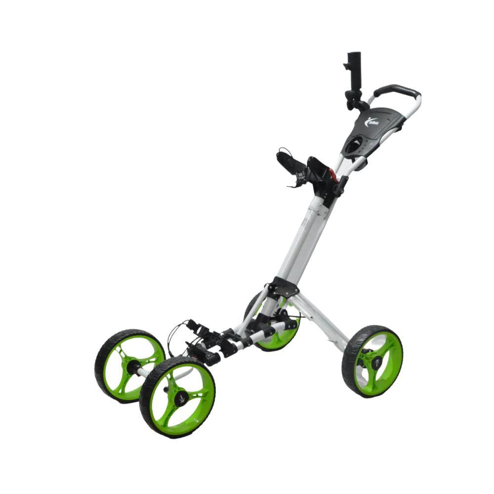 GolfBasic Prime V-Tech 4 Wheel Golf Push Trolley(Without Seat) In India | golfedge  | India’s Favourite Online Golf Store | golfedgeindia.com