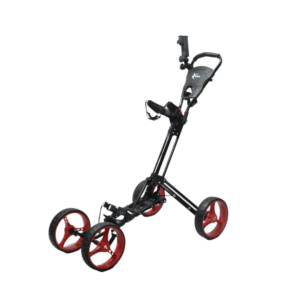 GolfBasic Prime V-Tech 4 Wheel Golf Push Trolley(Without Seat) In India | golfedge  | India’s Favourite Online Golf Store | golfedgeindia.com