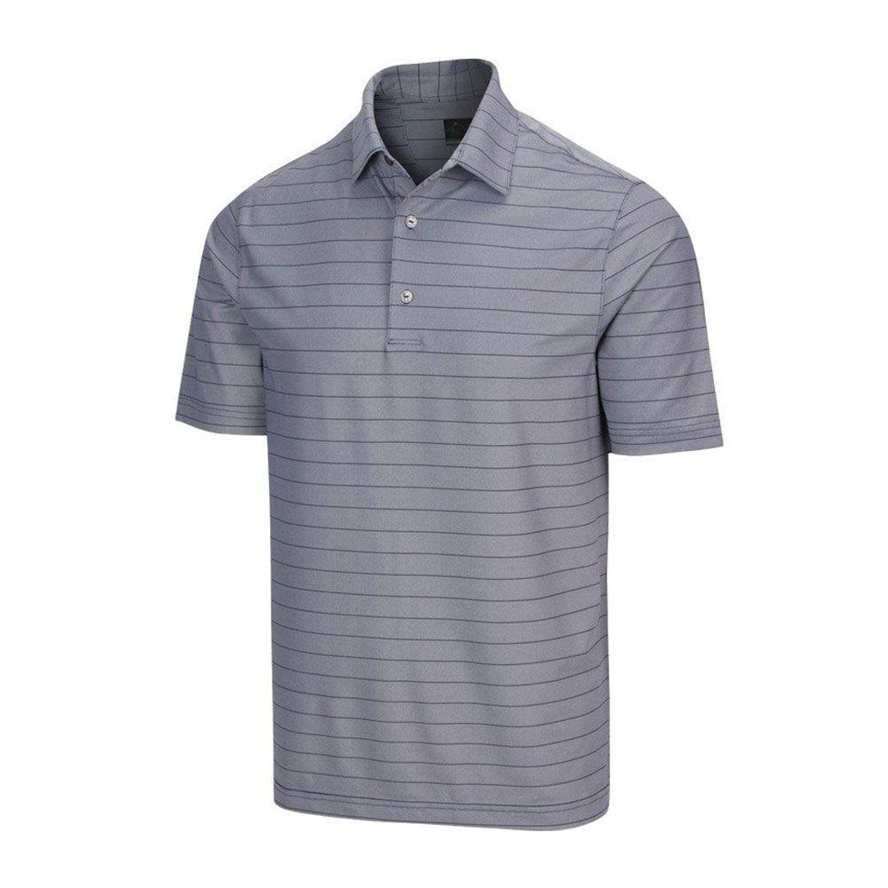 Greg Norman Men's Stripe Stretch Polo - Navy In India | golfedge  | India’s Favourite Online Golf Store | golfedgeindia.com