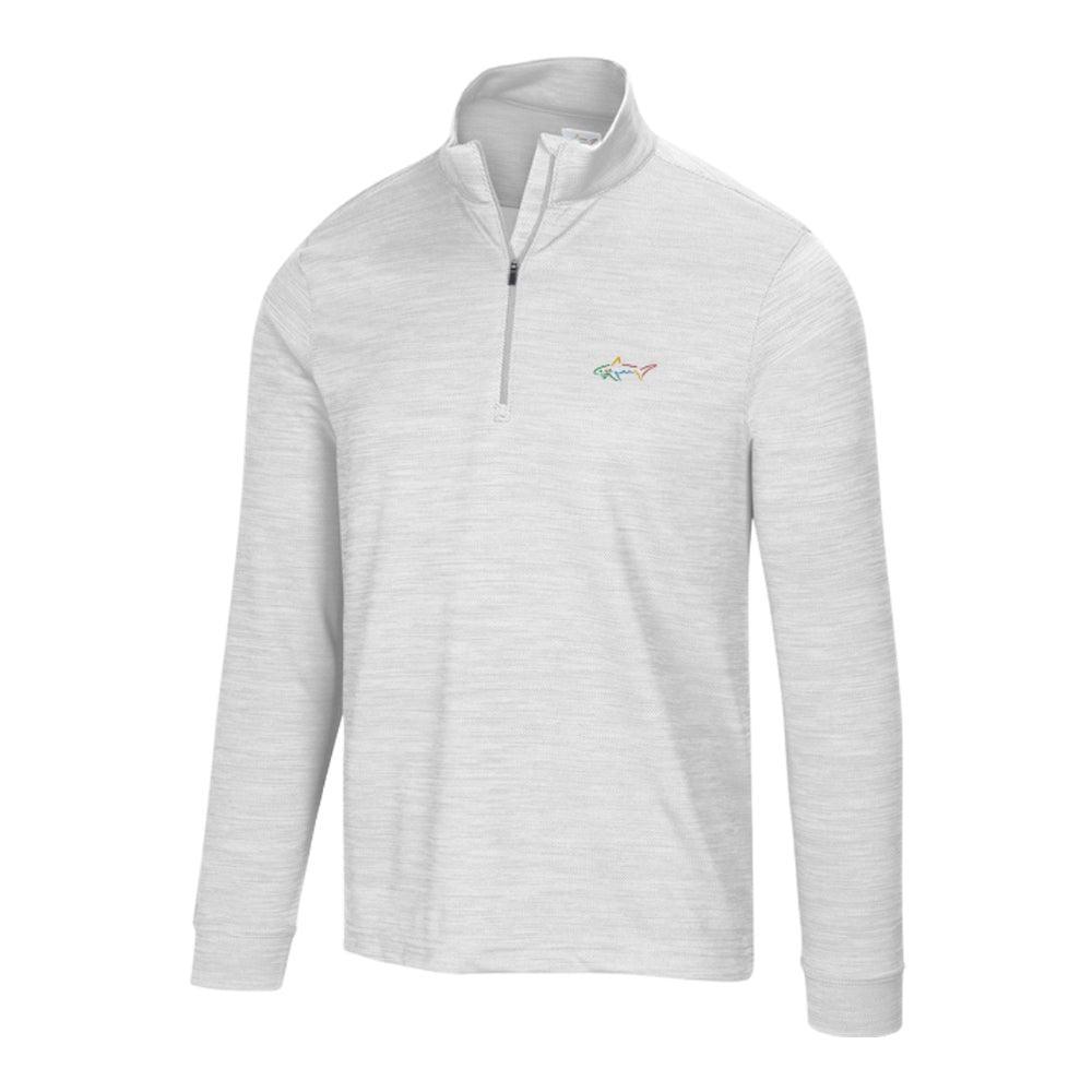Greg Norman Performance Shark 1/4 Zip Mock Neck Pullover In India | golfedge  | India’s Favourite Online Golf Store | golfedgeindia.com