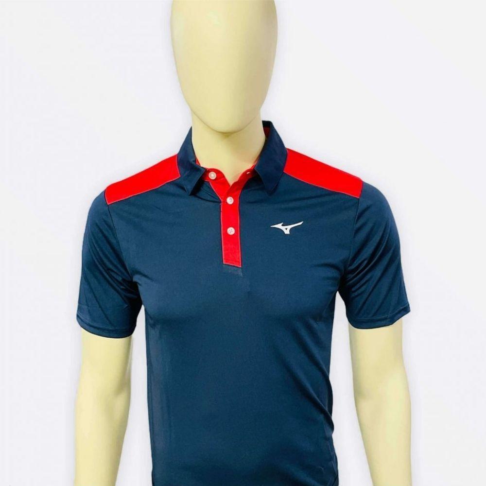 Mizuno Basic Contrast Yoke Polo T-Shirt In India | golfedge  | India’s Favourite Online Golf Store | golfedgeindia.com