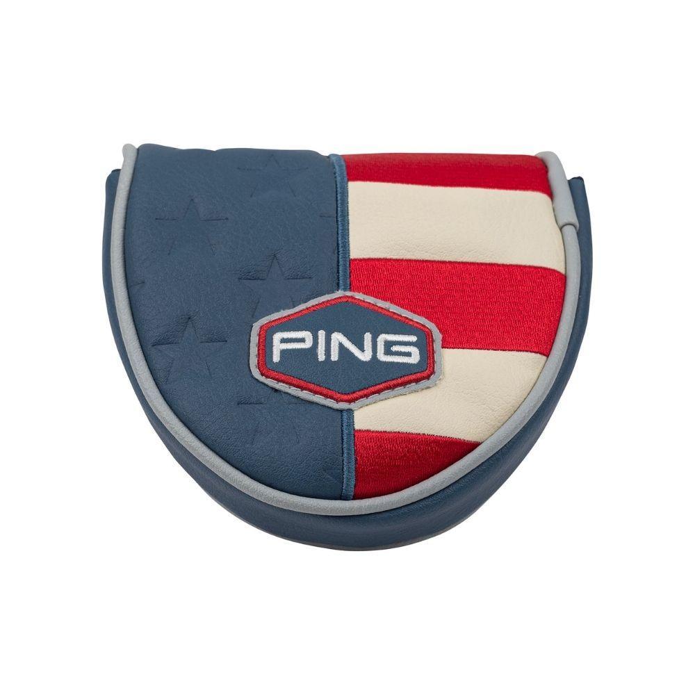 PING Limited Edition 2022 U.S. Open Liberty Mallet Putter Cover In India | golfedge  | India’s Favourite Online Golf Store | golfedgeindia.com